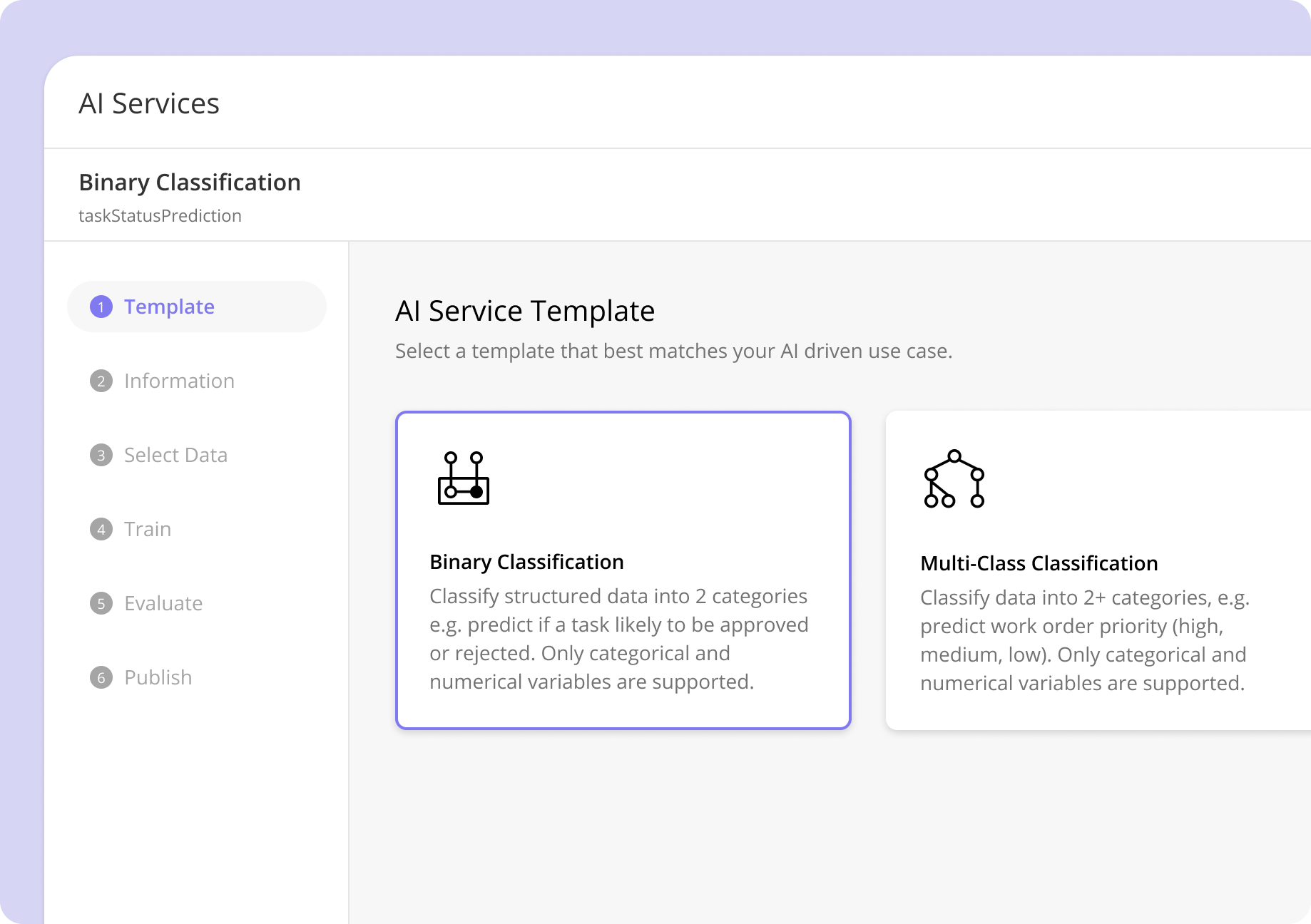 AI Models template